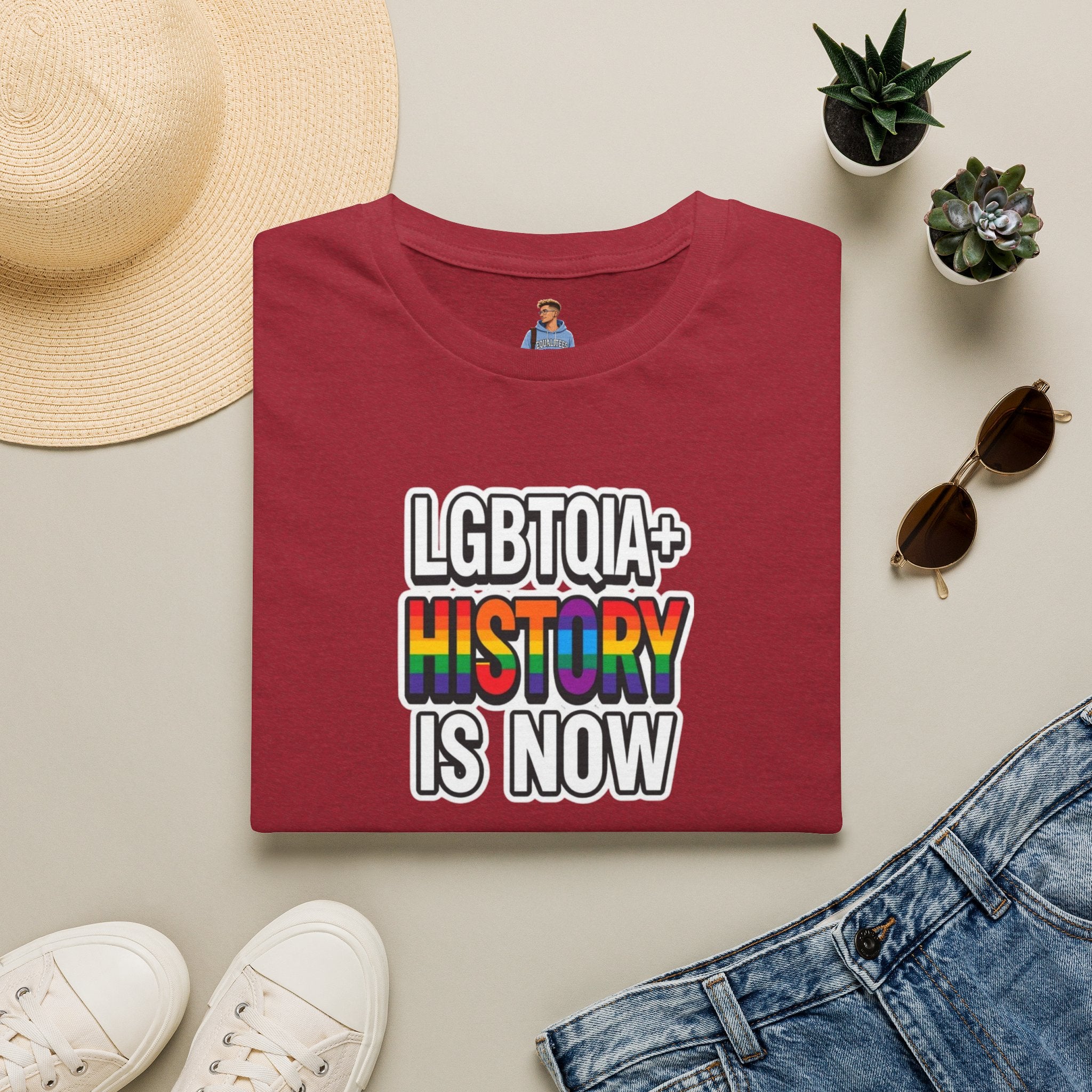 LGBTQIA+ History Is Now T-shirt