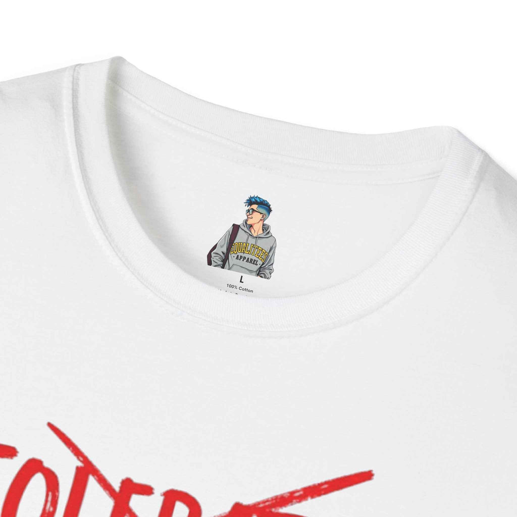 Celebrated T-Shirt — Not tolerated, Celebrated Slogan Tee