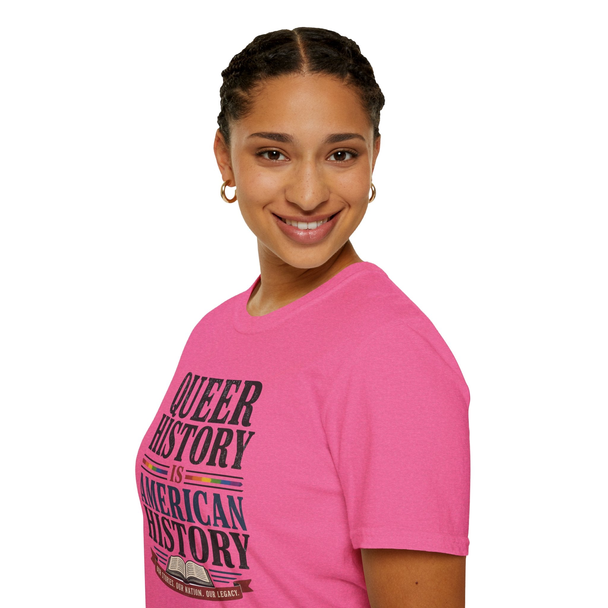 Queer History Is American — Graphic T-Shirt