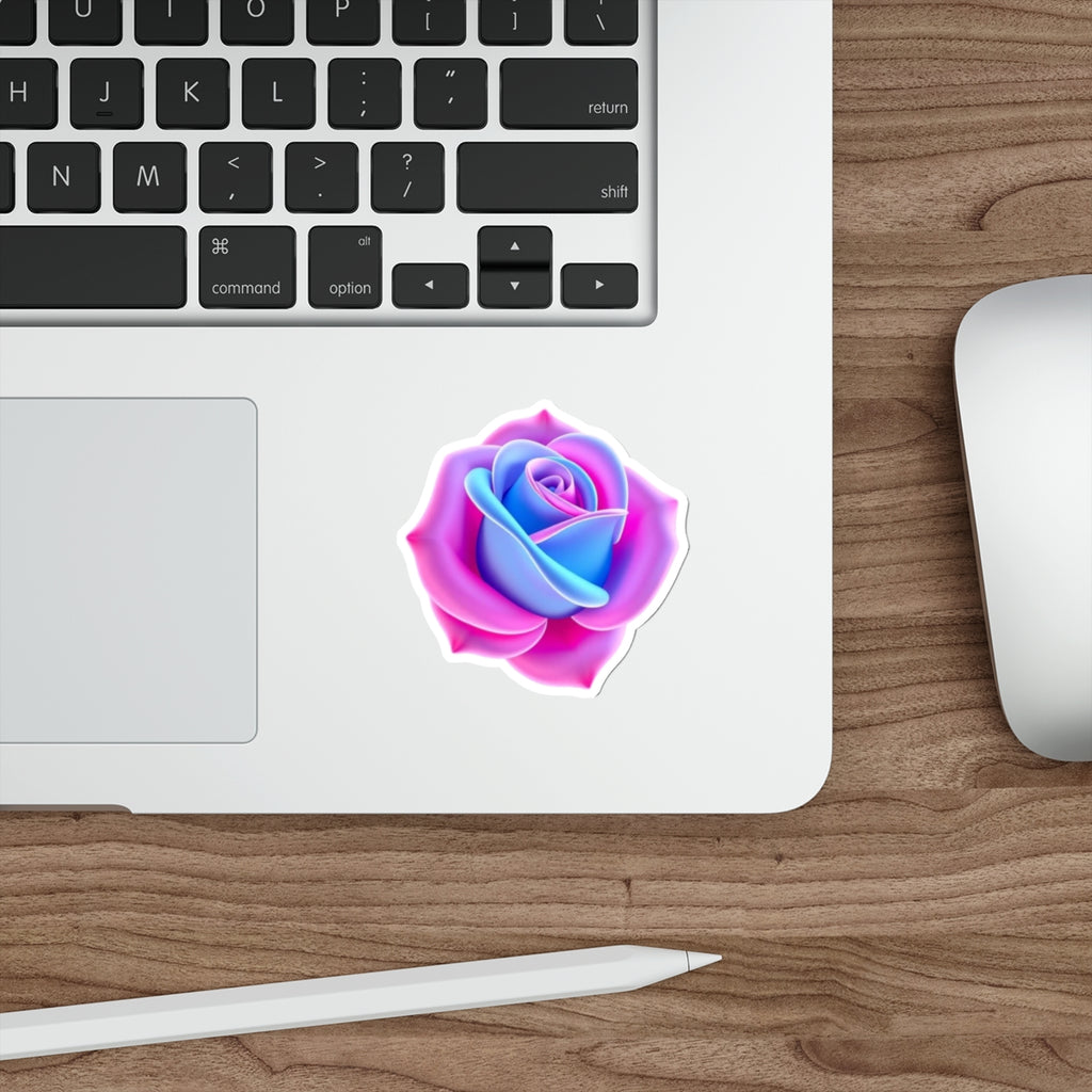 Die-Cut Stickers - Rose - Trans Colors