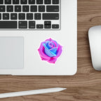 Die-Cut Stickers - Rose - Trans Colors