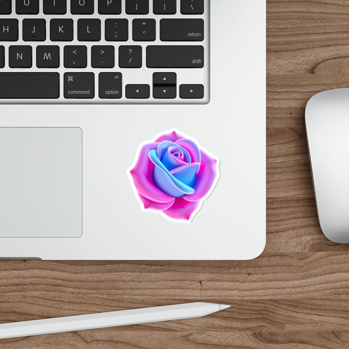 Die-Cut Stickers - Rose - Trans Colors