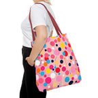 Dots and Drips over Pink Design - Tote Bag