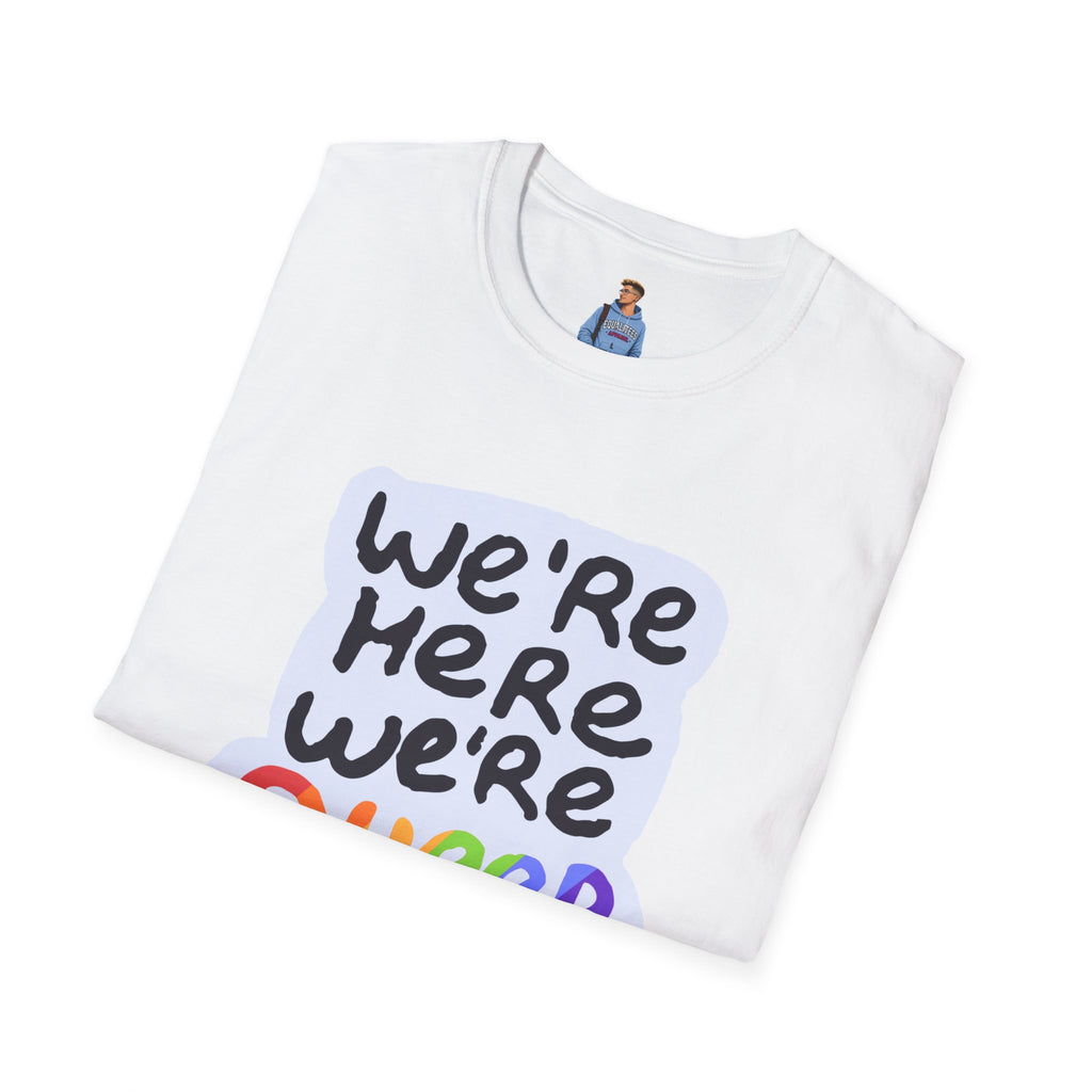We’re Here We’re Queer Pride Tree Las Vegas T-Shirt