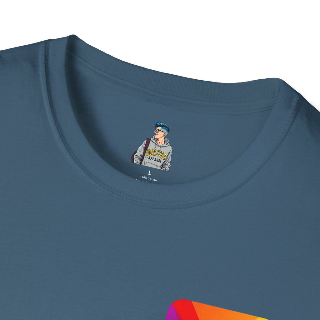 Pride-Theme Unisex Softstyle T-Shirt - "True freedom is Equality for ALL"