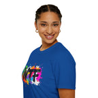 WTF Color Splash T-Shirt — Bold Rainbow Graphic Tee