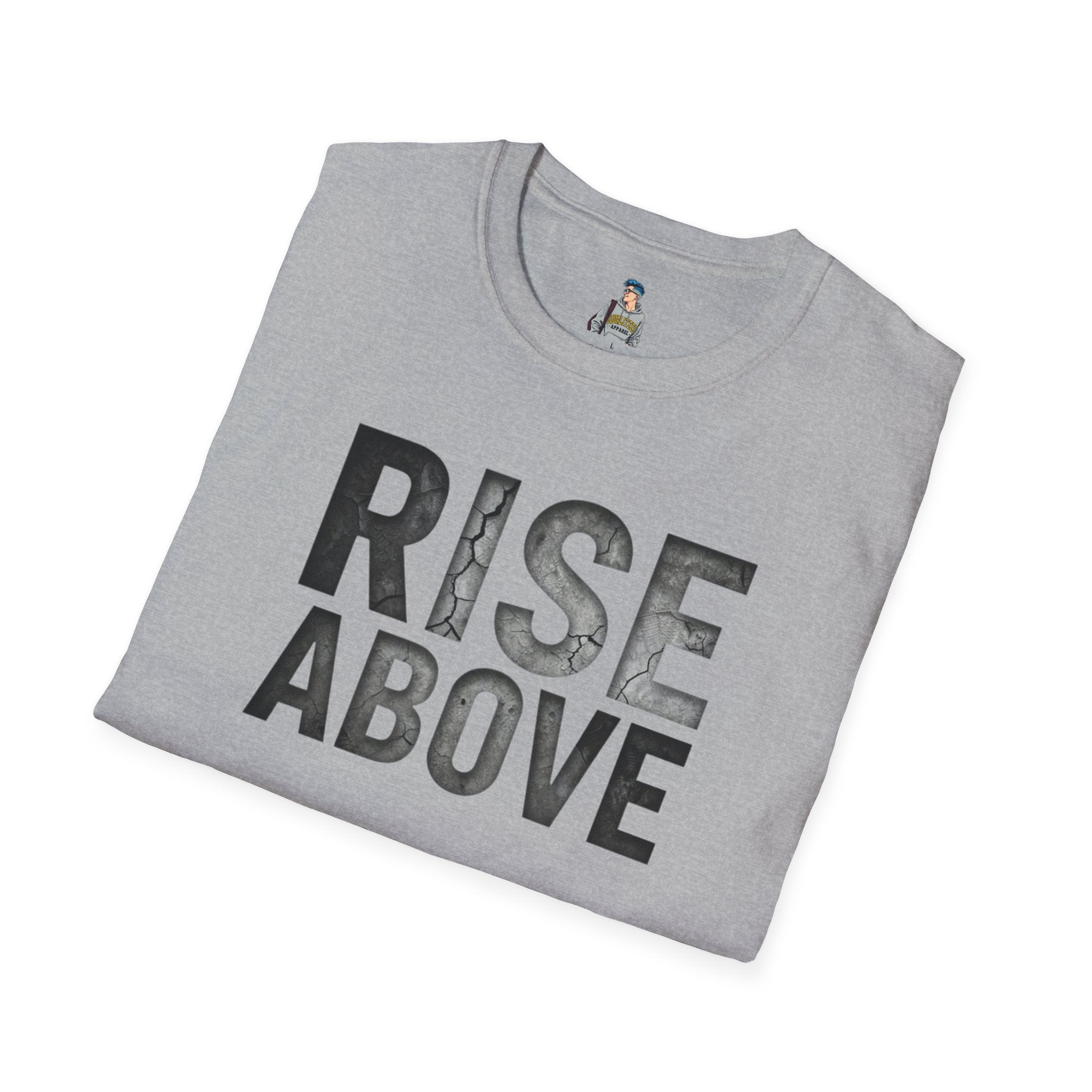 Rise Above Motivational Graphic T-Shirt