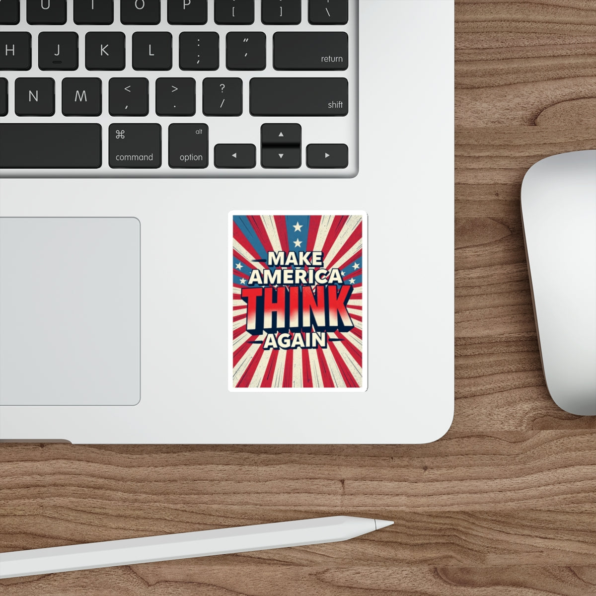 Die-Cut Stickers -  Make America Think Again