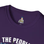Patriotic Unisex Softstyle T-Shirt - "The People United Will Not Be Defeated"