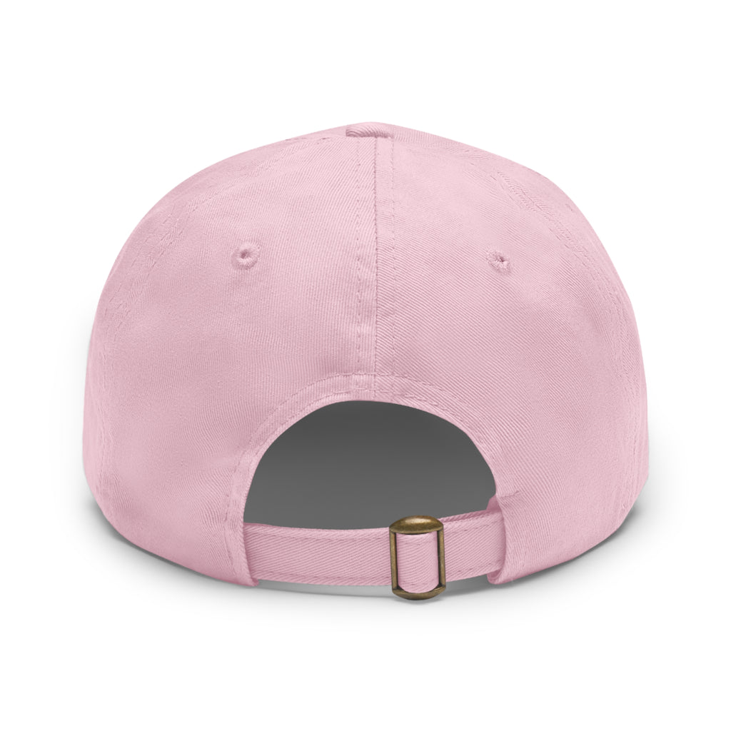 Stylish Dad Hat with FDT Leather Patch - Casual Sun Protection for Dads