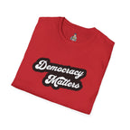 Democracy Matters T-Shirt — Retro Script Political Tee