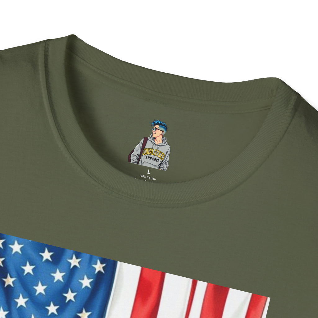 American Patriots Stand Behind Ukraine Unisex Softstyle T-Shirt