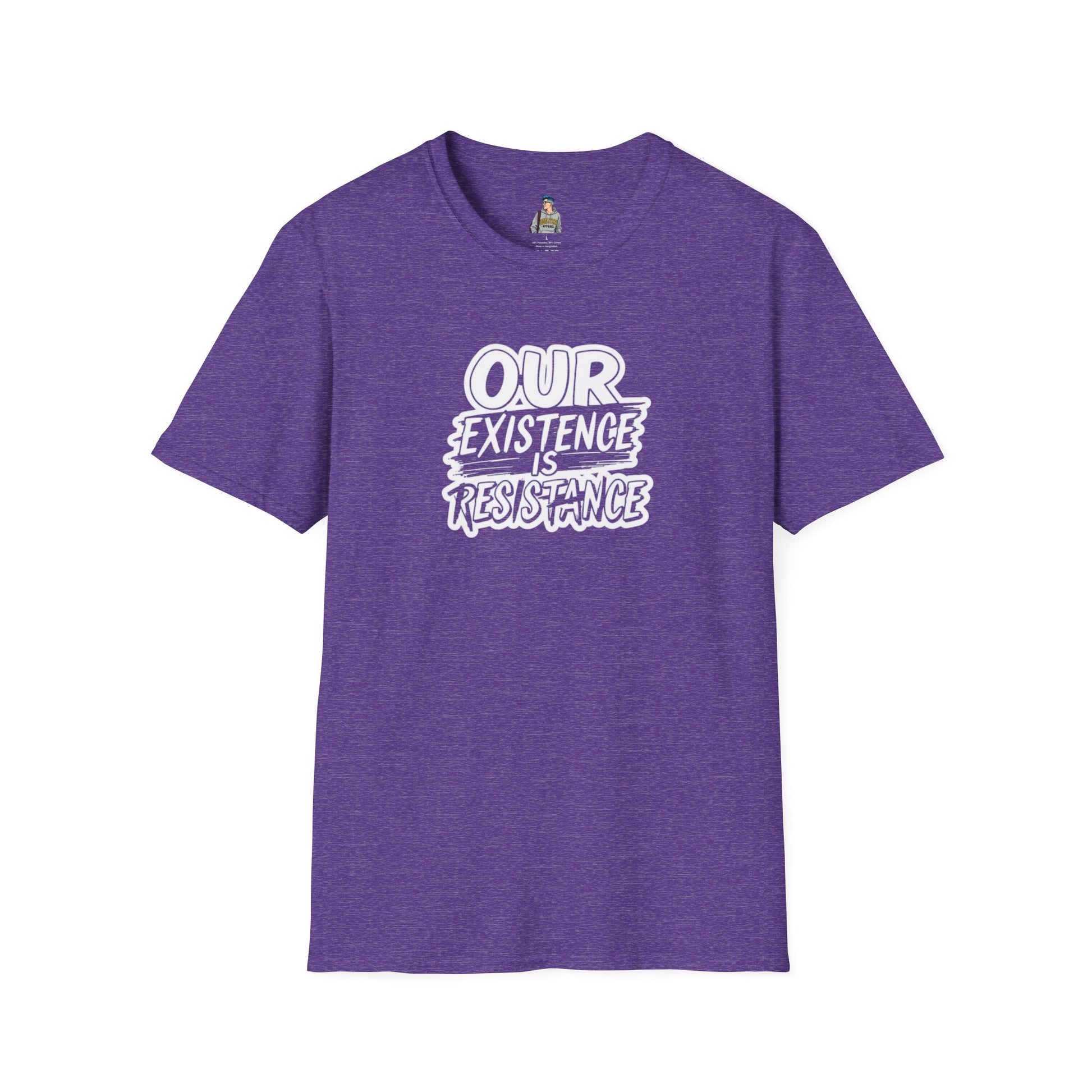 Unisex Softstyle T-Shirt - "Our Existence is Resistance" Statement Tee