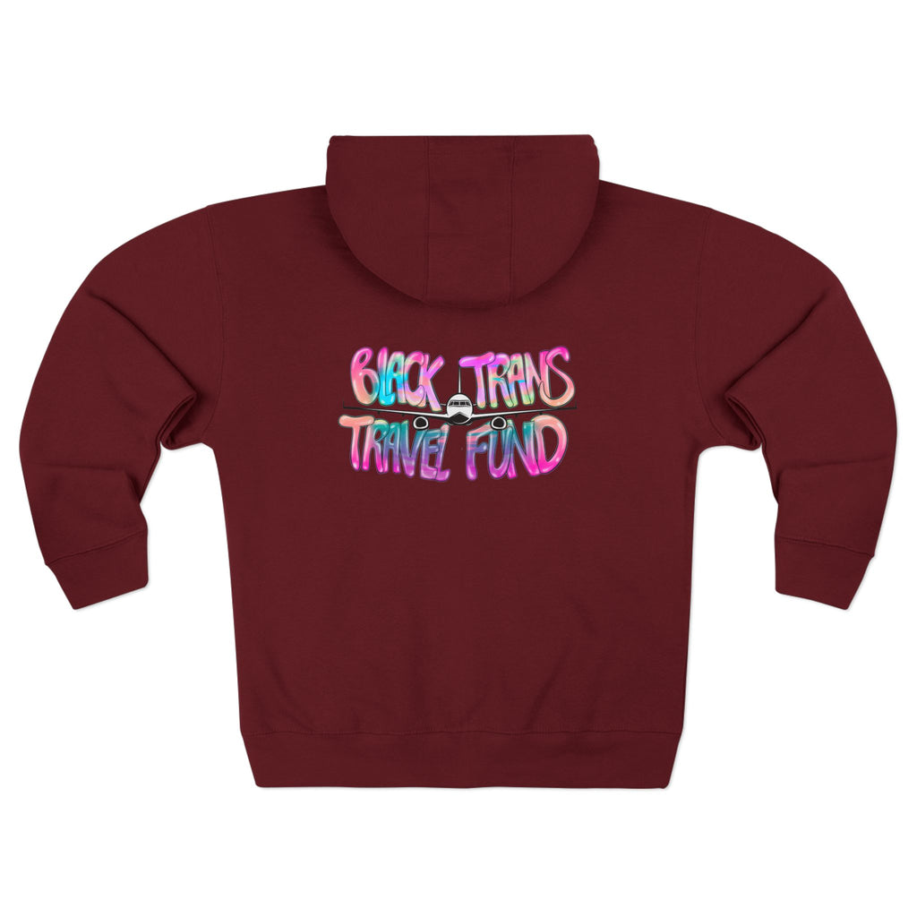 BTTF - Black Trans Travel Fund Unisex Zip-Up Hoodie