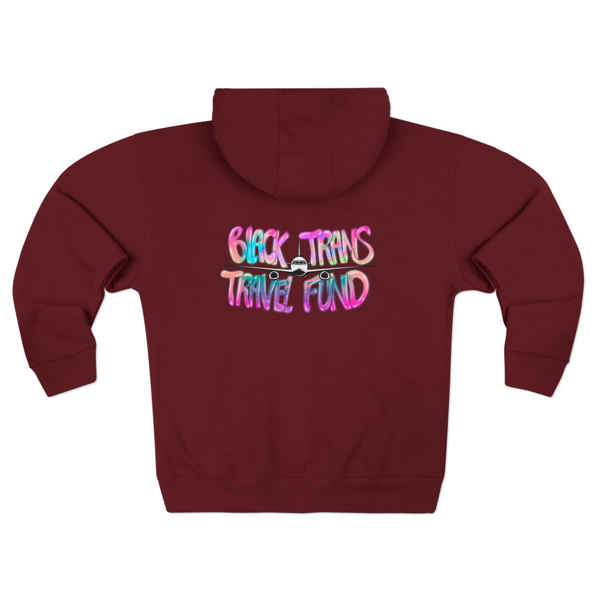 BTTF - Black Trans Travel Fund Unisex Zip-Up Hoodie