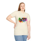 WTF Color Splash T-Shirt — Bold Rainbow Graphic Tee