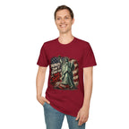 Patriots Don’t Stand For This T-Shirt — Statue of Liberty & Distressed Flag Graphic