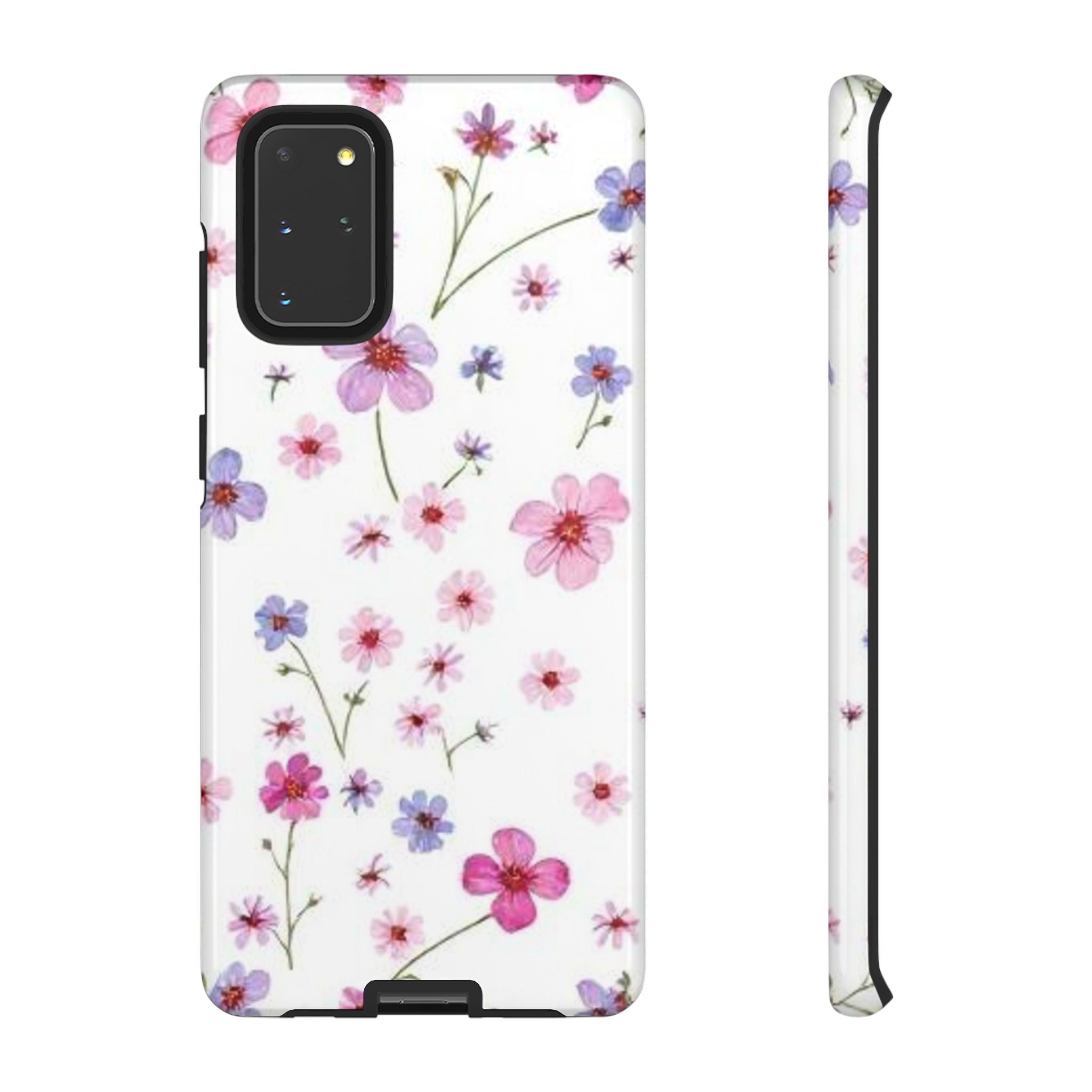 Pink Wildflower Tough Case for Android