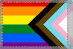 Inclusive Rainbow Pride Double Sided Flag - Celebrate Inclusivity and Diversity