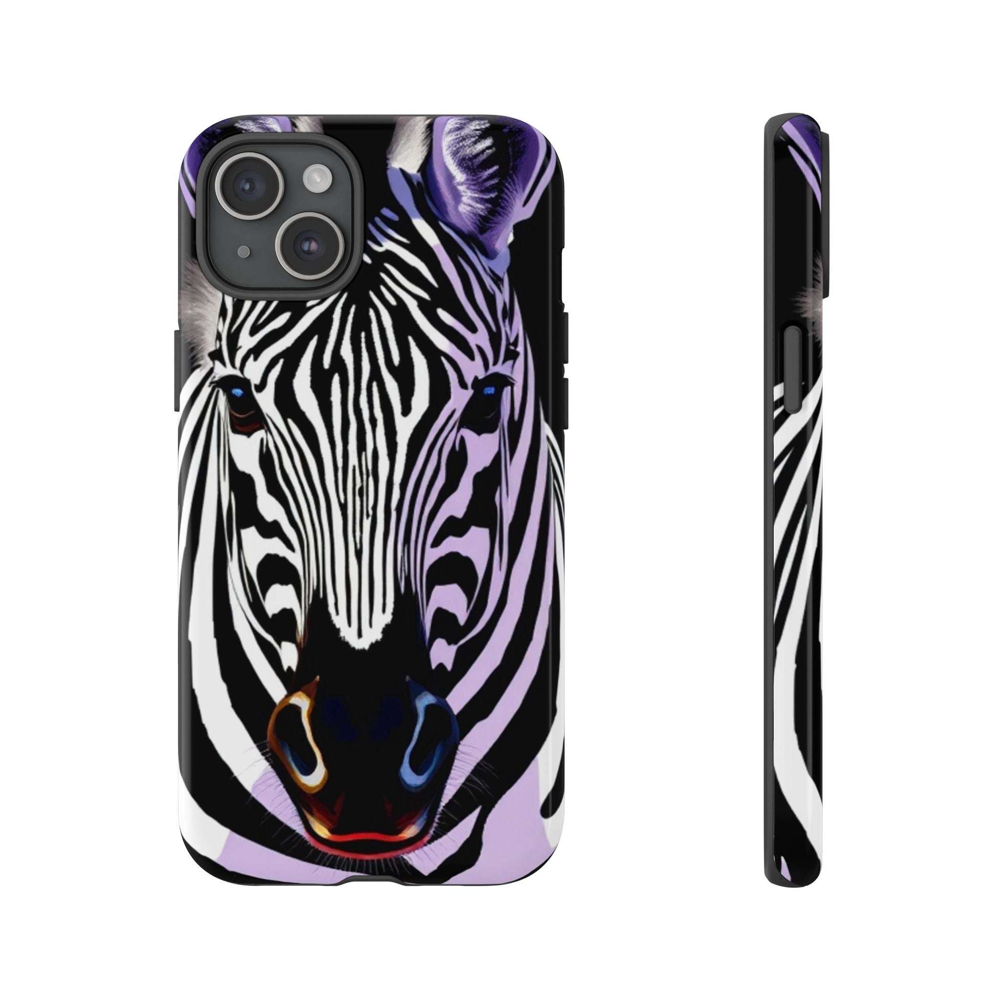 Android OR iPhone Compatible Cases - Zebra Design - Unique Tough Cases
