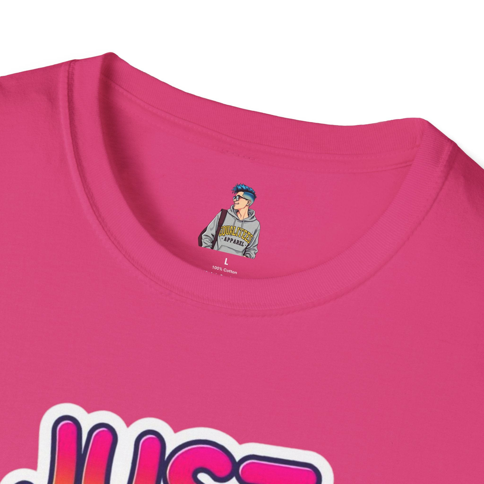 Just Love Unisex Softstyle T-Shirt | Perfect for Pride, Anniversaries, and Everyday Wear