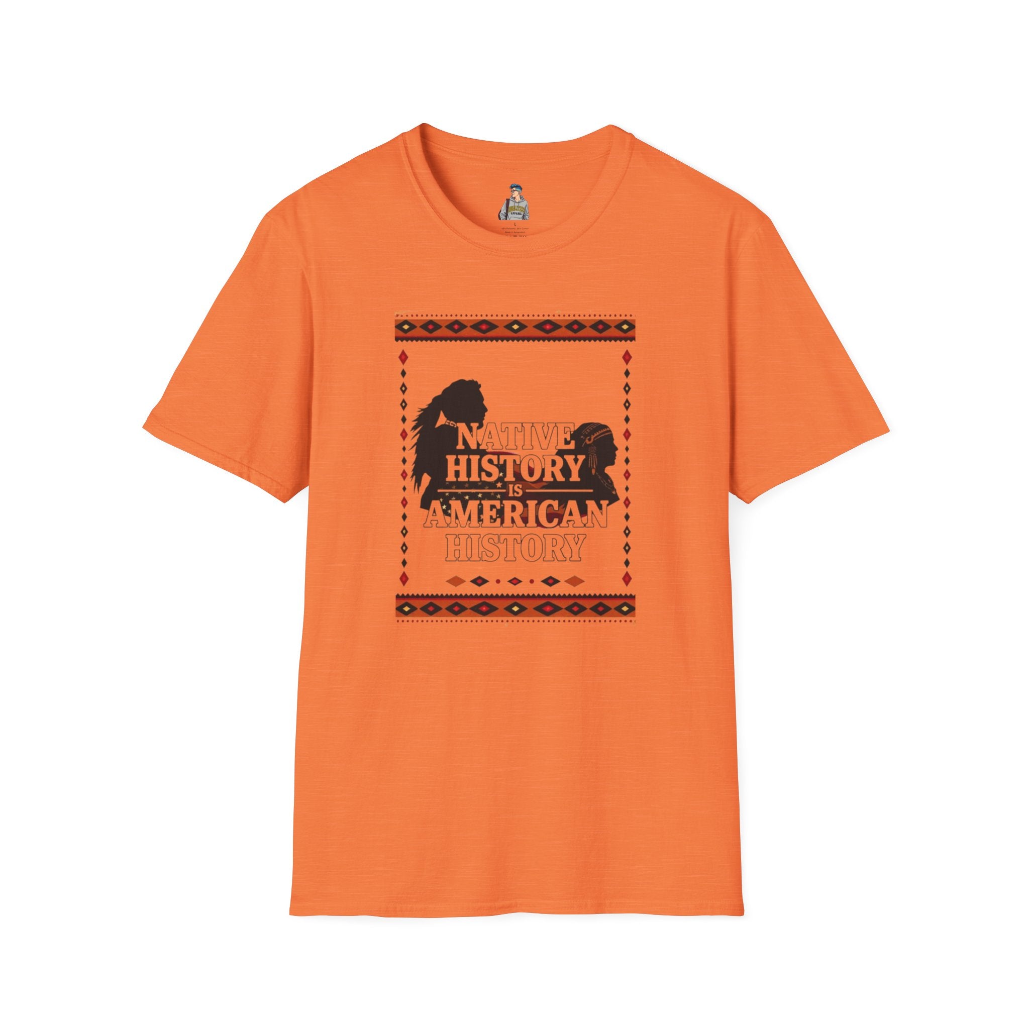 Native History is American History Unisex Softstyle T-Shirt | Cultural Awareness Tee