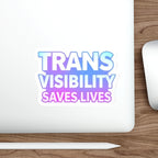 Die-Cut Stickers - TRANS VISIBILITY SAVES LIVES
