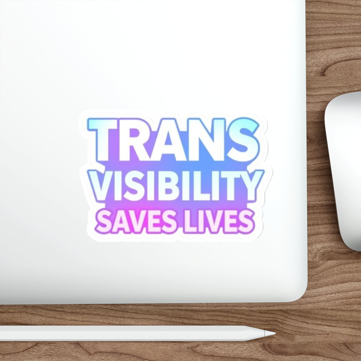 Die-Cut Stickers - TRANS VISIBILITY SAVES LIVES