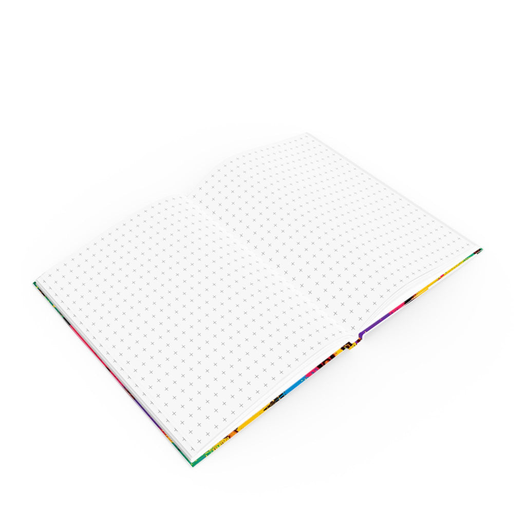 Colorful Puppy Prints Hard Backed Journal - Perfect for Gifts, Journaling, and Celebrations