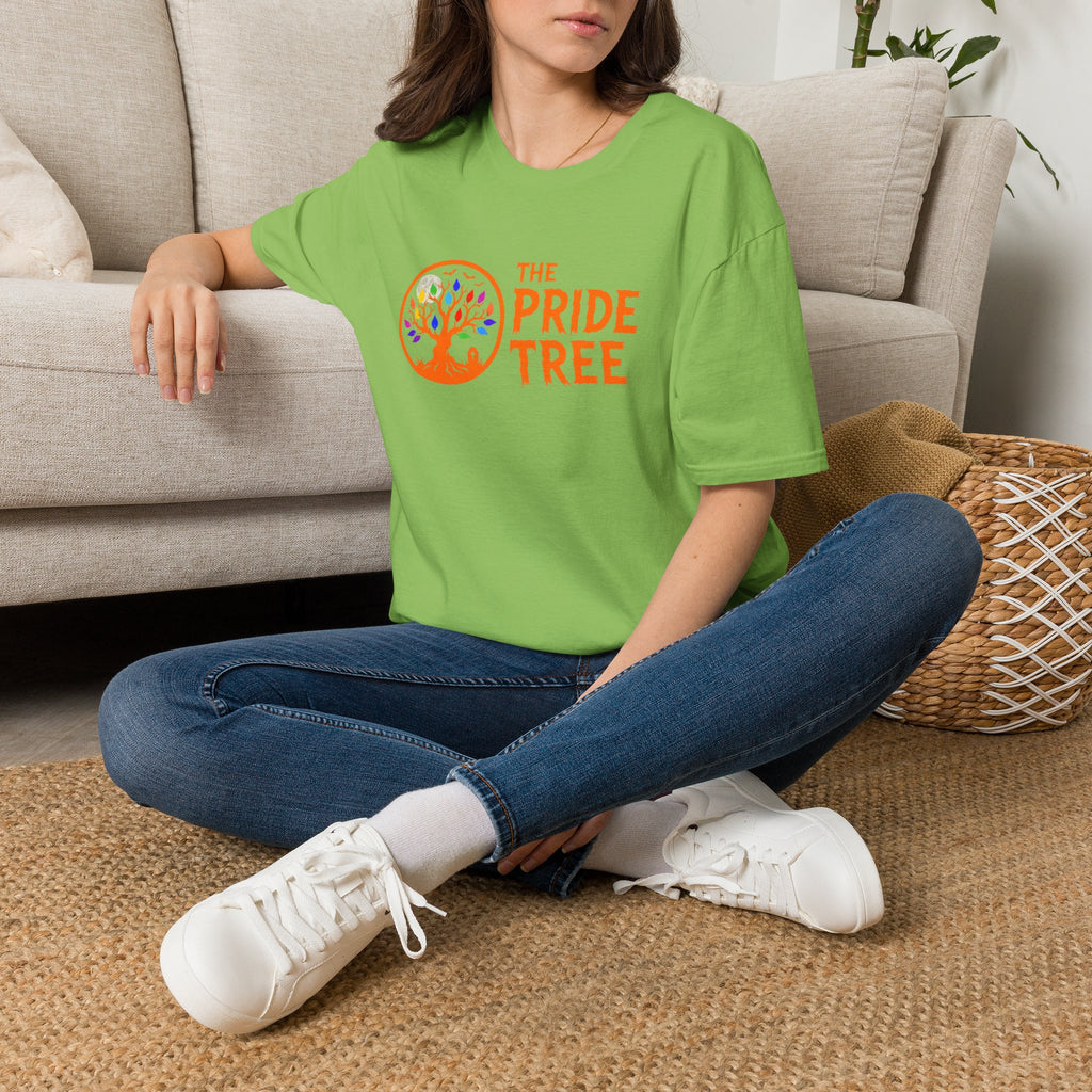 Orange Halloween Logo Pride Tree T-Shirt