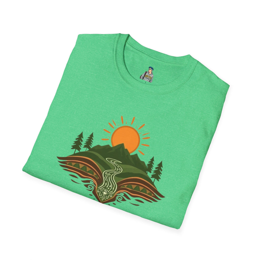 Mountain Scene Unisex Softstyle T-shirt