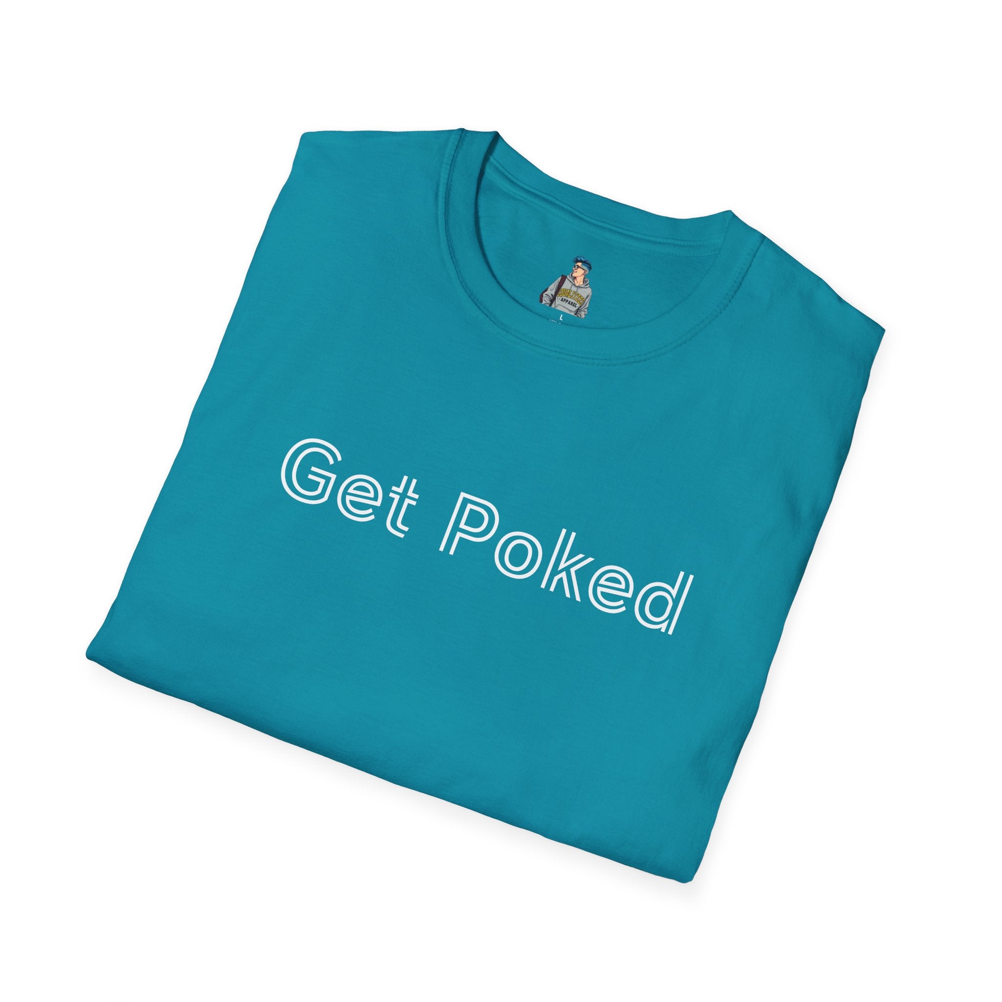 Unisex Softstyle T-Shirt - "Get Poked - Vaccines Save Lives" Statement Tee