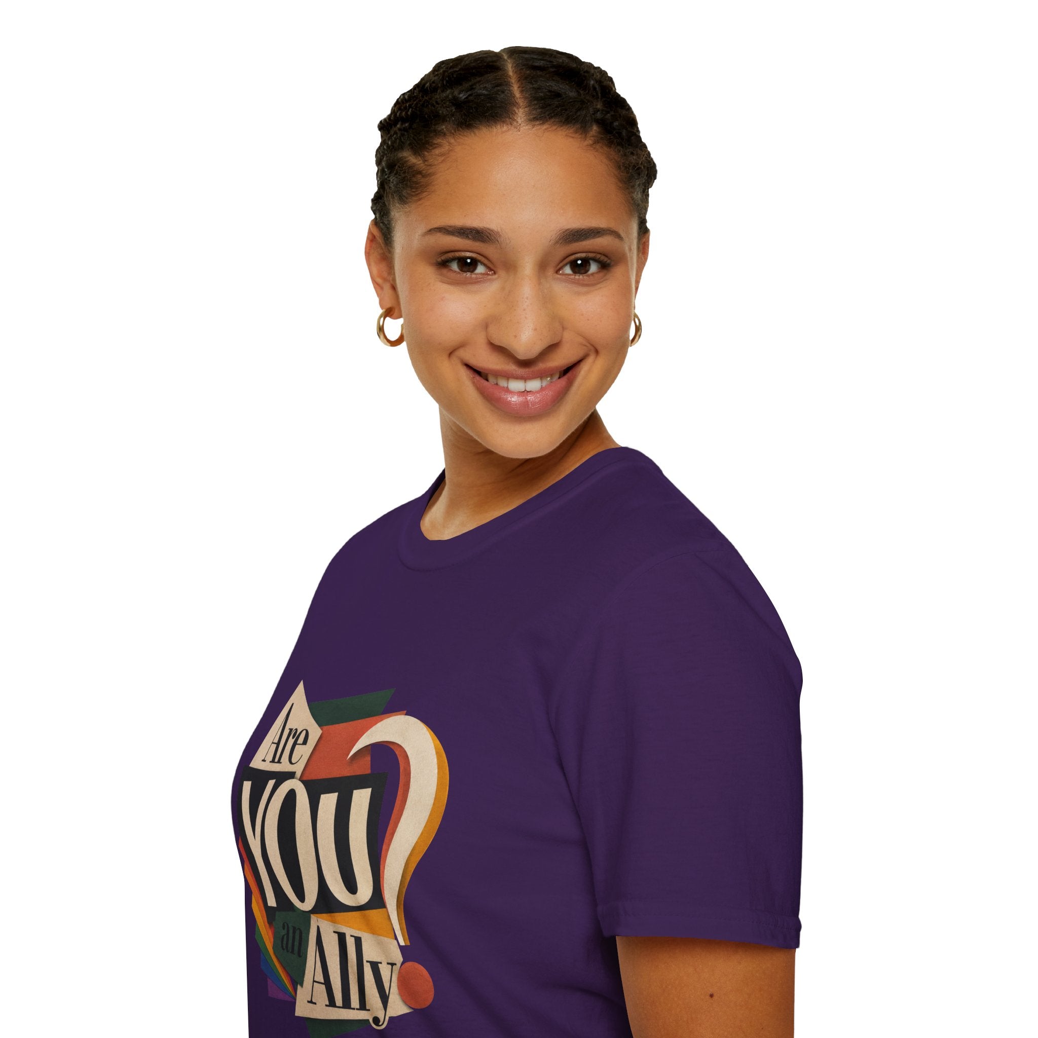 Are You An Ally? T-Shirt — Vintage Pride Ally Tee
