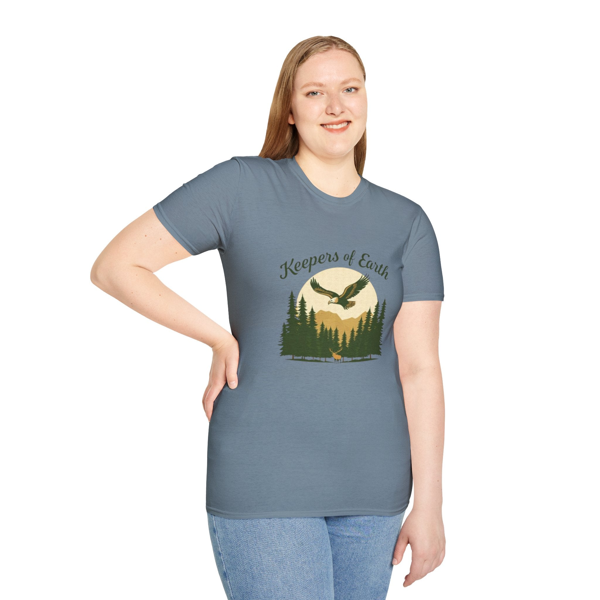 Keepers of the Earth Eagle and Elk T-shirt