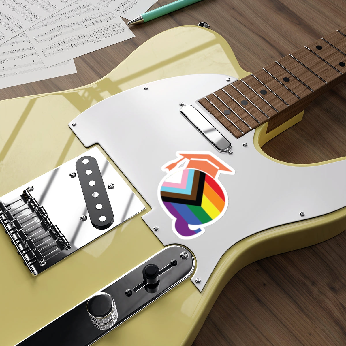 TWQ - Teaching While Queer Die-Cut Logo Sticker