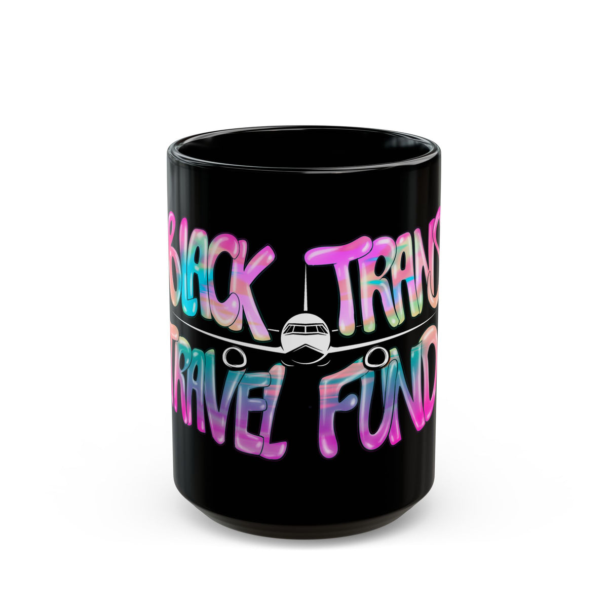 BTTF - Black Trans Travel Fund Black Ceramic Mug 11oz/15oz