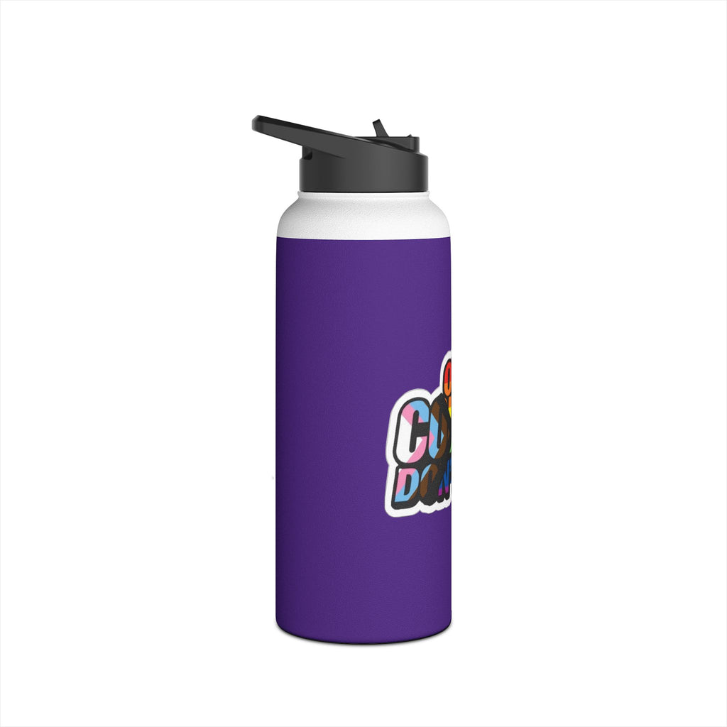 Teaching While Queer Stainless Steel Water Bottle - Perfect for Educators and Allies