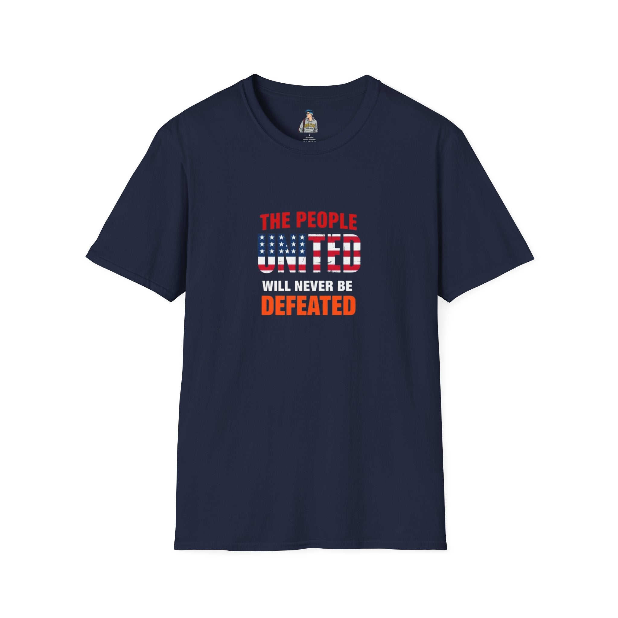 Unisex Softstyle T-Shirt - 'The People United' & 'MAGA Values Are NOT American Values' Graphic Tee