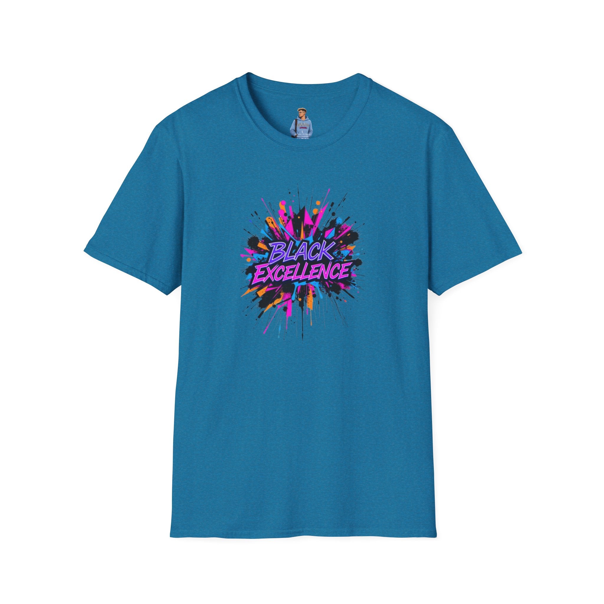 Unisex Softstyle T-Shirt - Black Excellence Graphic Tee