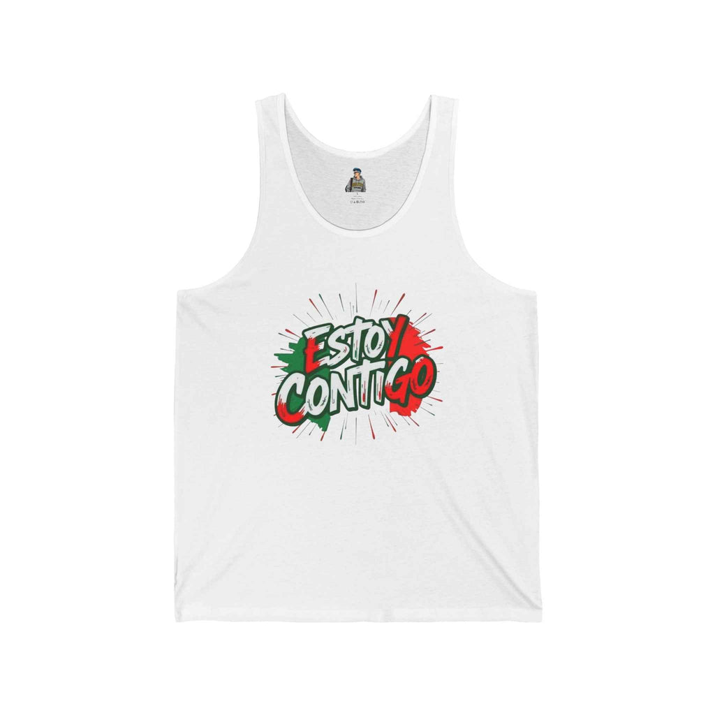 Immigrants Make America Great Tank — 'Estoy Contigo' Latino Pride Graphic Tank Top