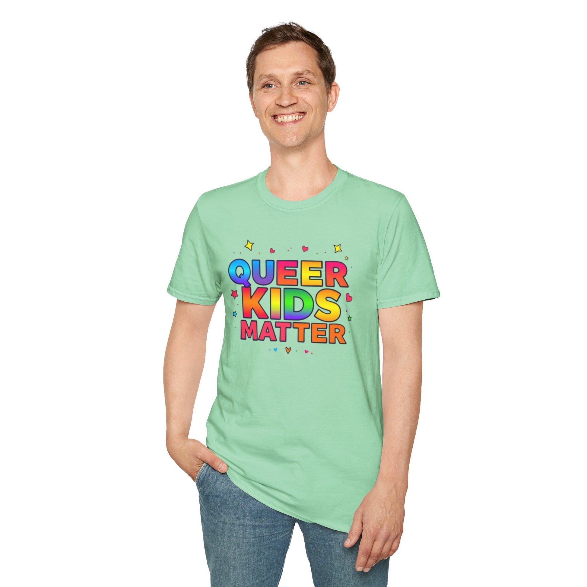 Colorful Queer Kids Matter Pride T-Shirt
