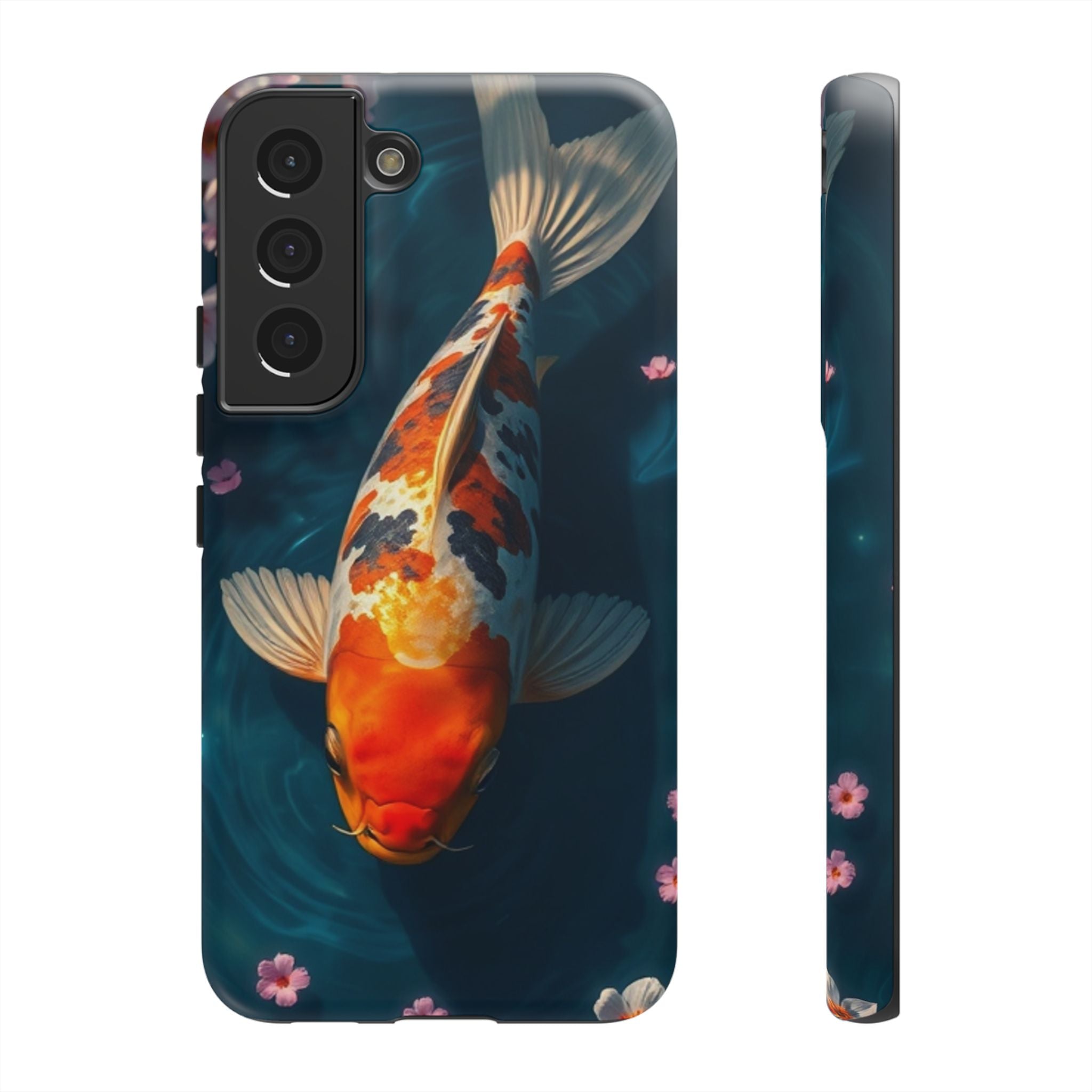Peaceful Koi Cherry Blossom Tough Cases For Android & iPhone