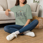 Love Is Never Wrong T-Shirt — LGBTQ+ Pride Heart Tee