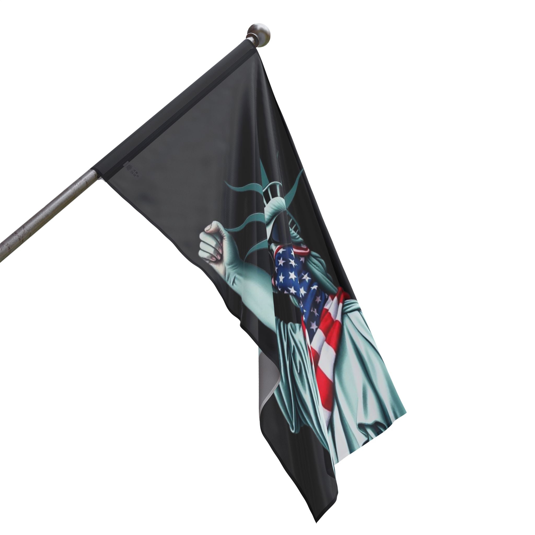 Resist With Lady Liberty Flag Design