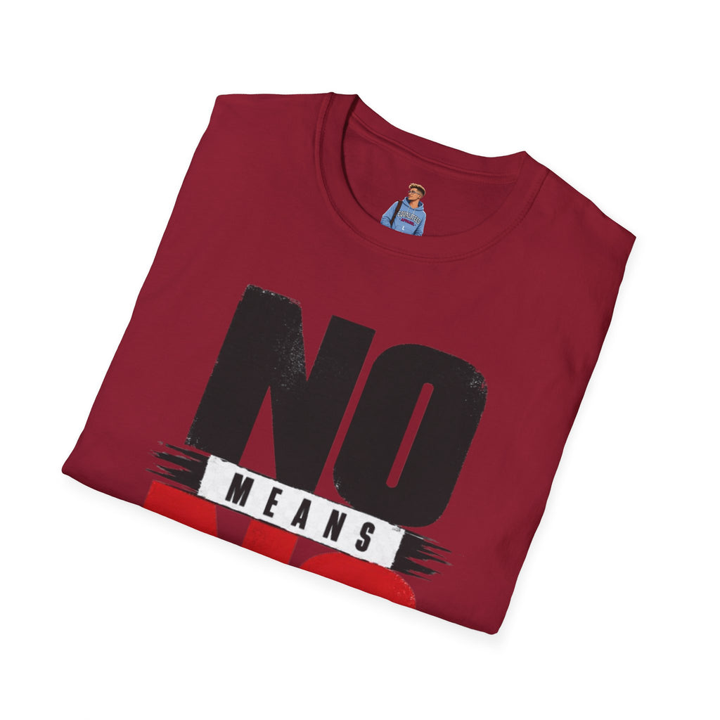 NO Means NO T-Shirt — Consent Awareness Graphic Tee