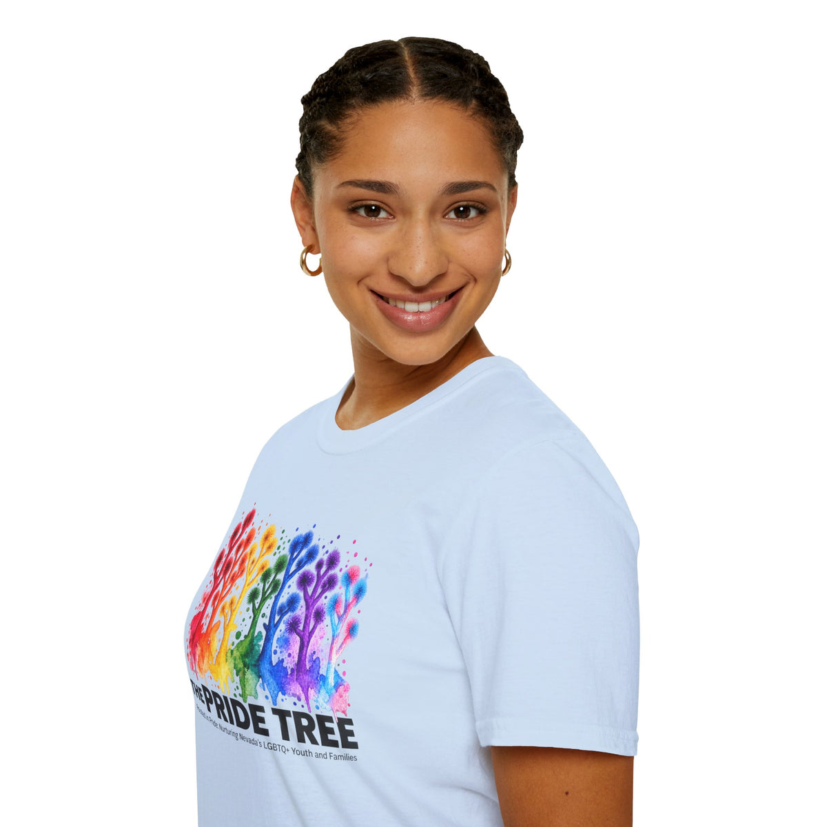 Pride Tree Las Vegas T-Shirt - Black Text