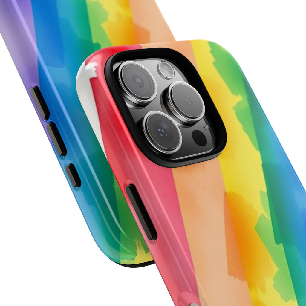 Rainbow Watercolor Art Tough Cases For Android & iPhone