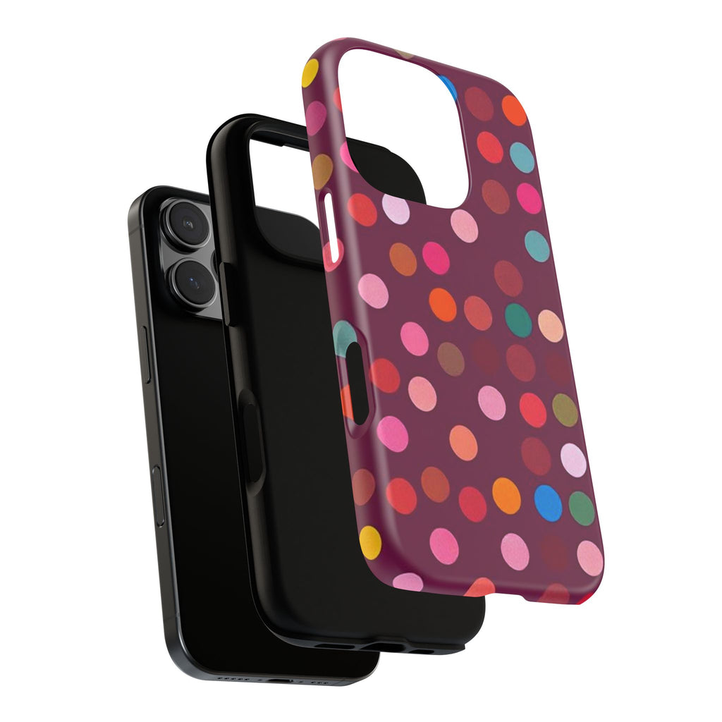 Polka Dot Tough Case for iPhone