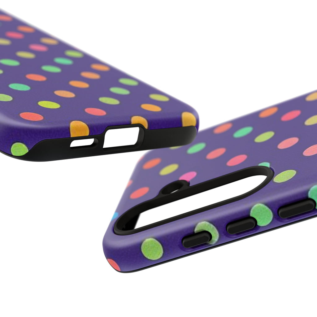 Colorful Polka-Dot Tough Case for Android