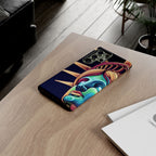 Statue of Liberty Neon Glowing Art Tough Case for Android & iPhone